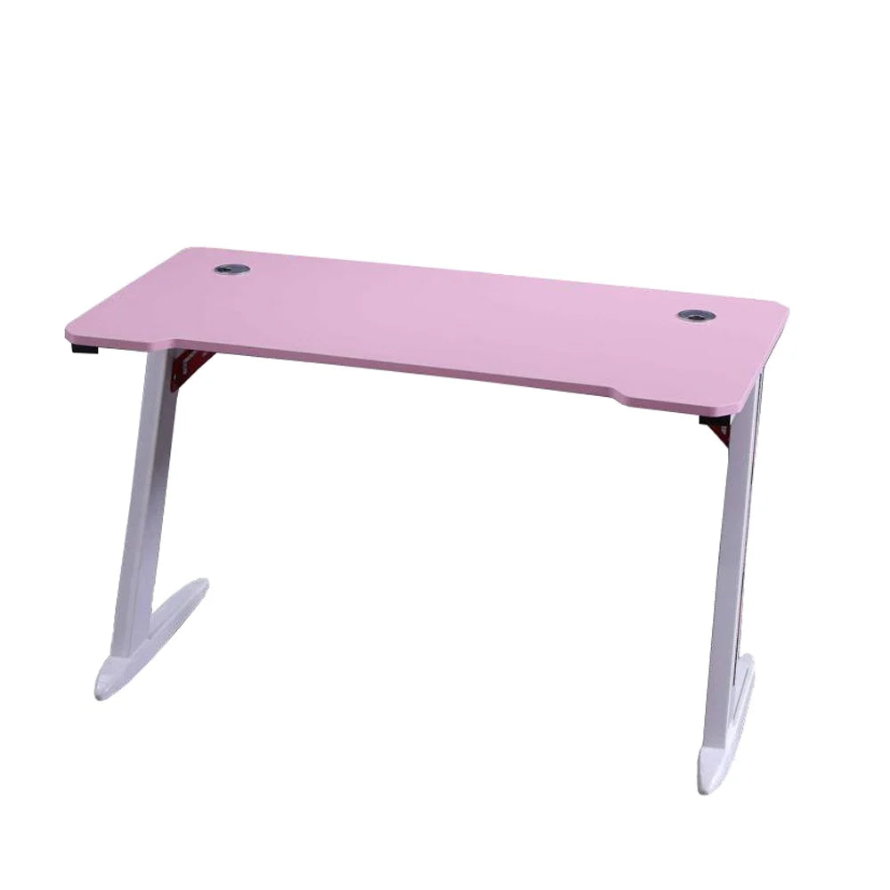 Gaming Desk 140cm RGB Desktop PC Computer Racing Table