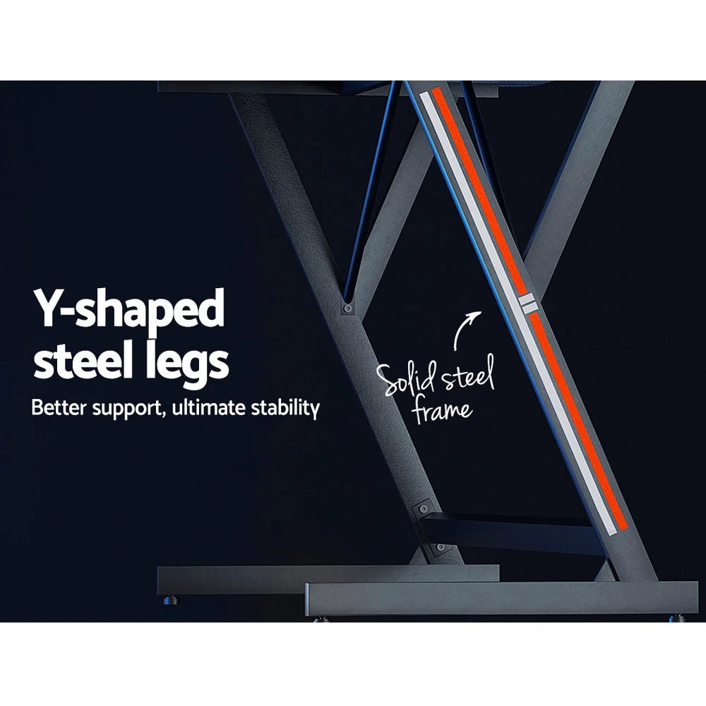 Gaming Desk Computer Table 2-Tiers Storage Study Home