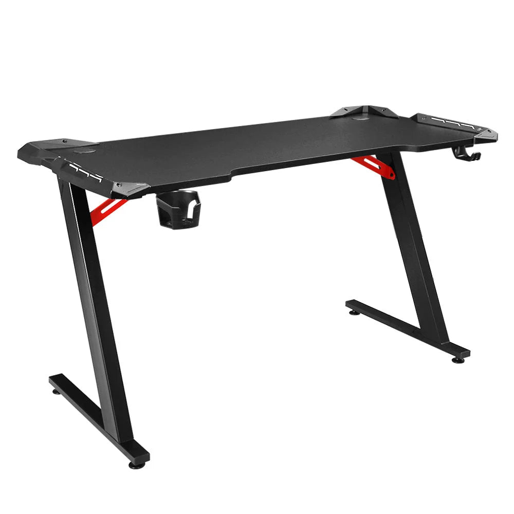 Gaming Desk Computer Table Study Office RGB LED