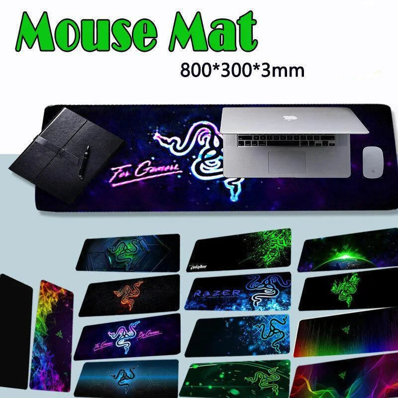 Gaming Keyboard and Mouse Pad Extended Desk Mat 800x300mm