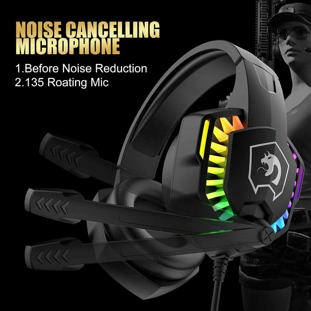 Gaming Keyboard & Mouse & Headset & Mousepad Set RGB
