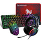 Gaming Kit 4-Piece Rainbow Keyboard/Mouse/Headphone/Mouse