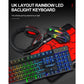 Gaming Kit 4-Piece RGB Keyboard/Mouse/Headphone/Mouse Pad