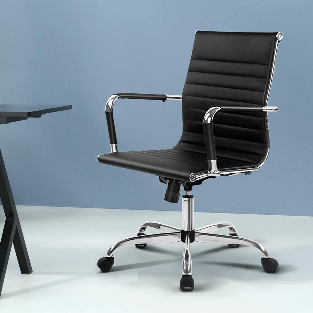 Gaming Office Chair (Eamon) Mid‑Back Black - Office