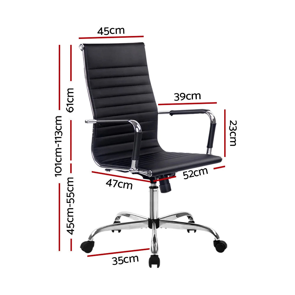 Gaming Office Chair High‑Back Black - Office