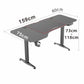 Gaming Standing Desk Home Office Lift Adjustable