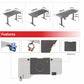 Gaming Standing Desk Home Office Lift Adjustable