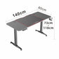 Gaming Standing Desk Home Office Lift Adjustable