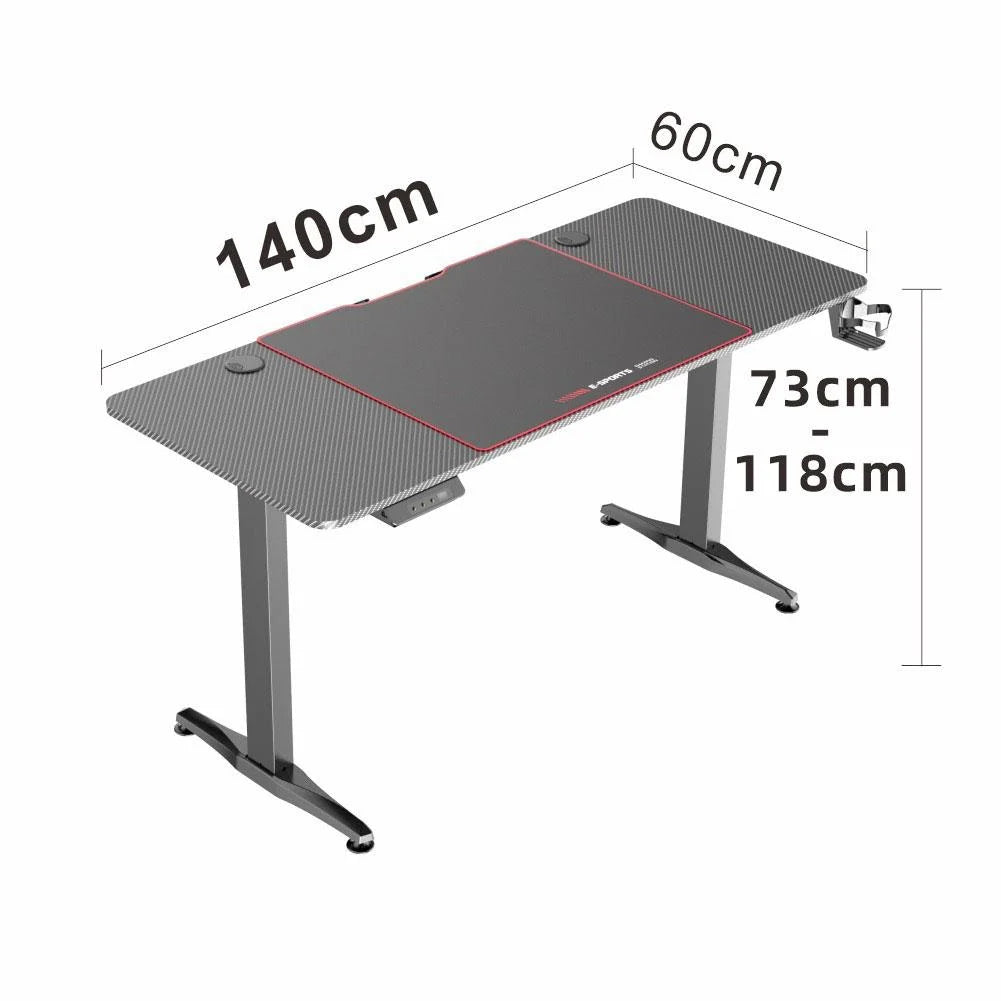 Gaming Standing Desk Home Office Lift Adjustable