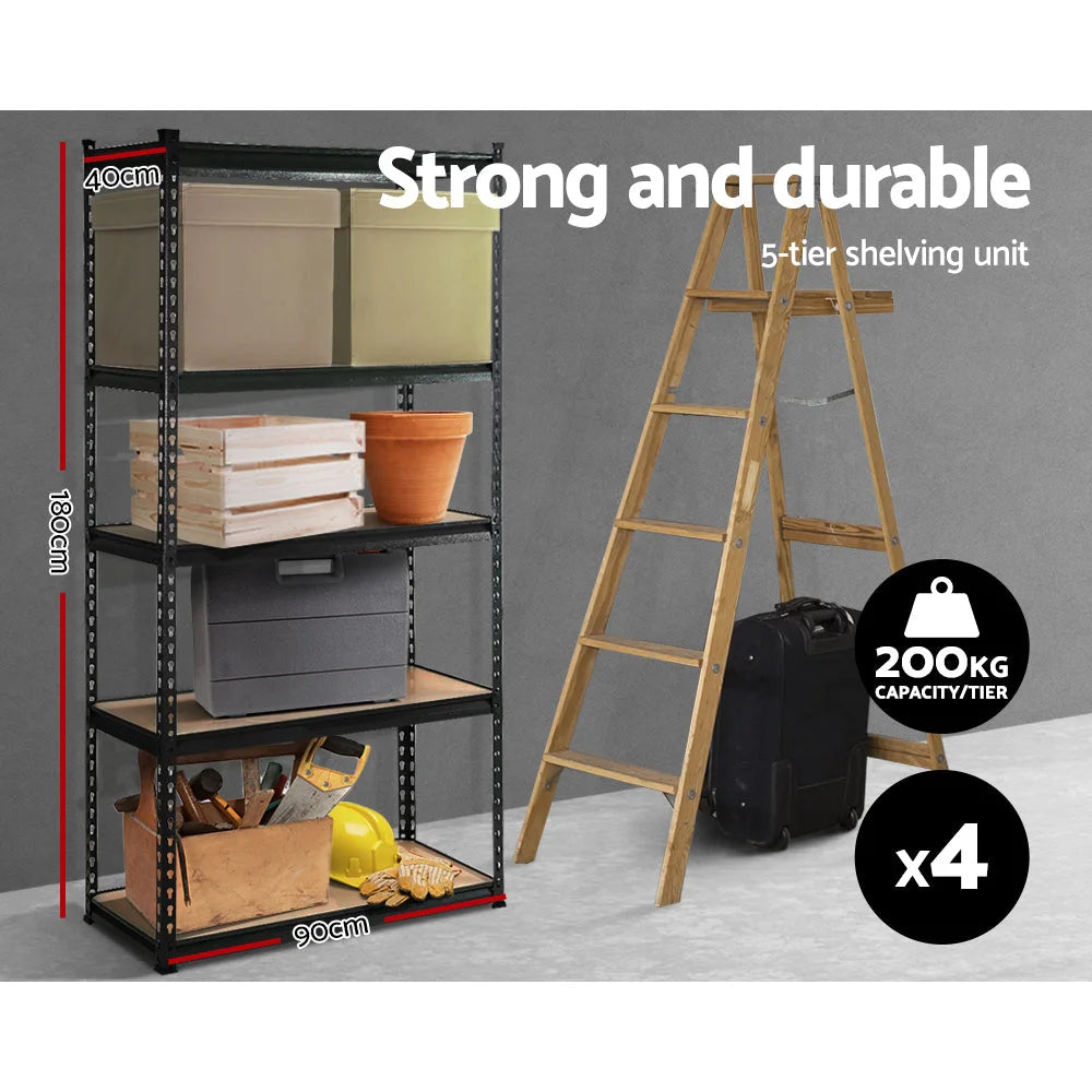 Garage Shelving Rack 4x1.8M Warehouse Storage Pallet