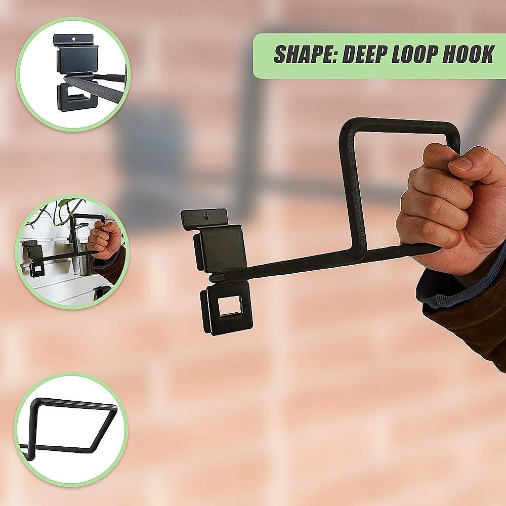 Garage Slatwall Retail Store Display Wall Mount Storage