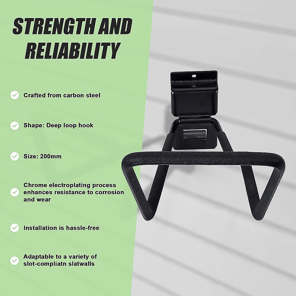 Garage Slatwall Retail Store Display Wall Mount Storage