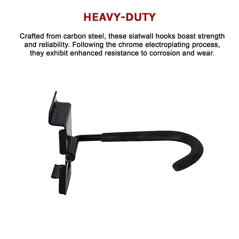 Garage Slatwall Retail Store Display Wall Mount Storage J