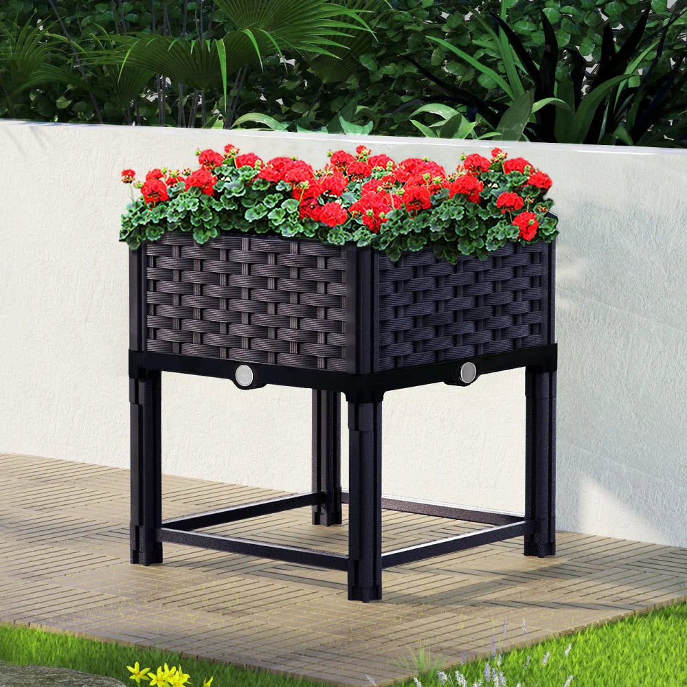 Garden Bed 40x40x23cm PP Planter Box Raised Container