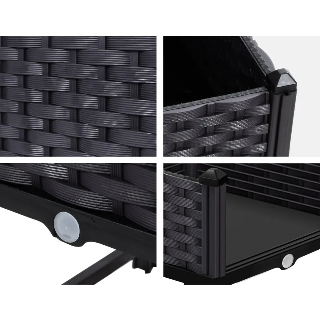 Garden Bed 40x40x23cm PP Planter Box Raised Container