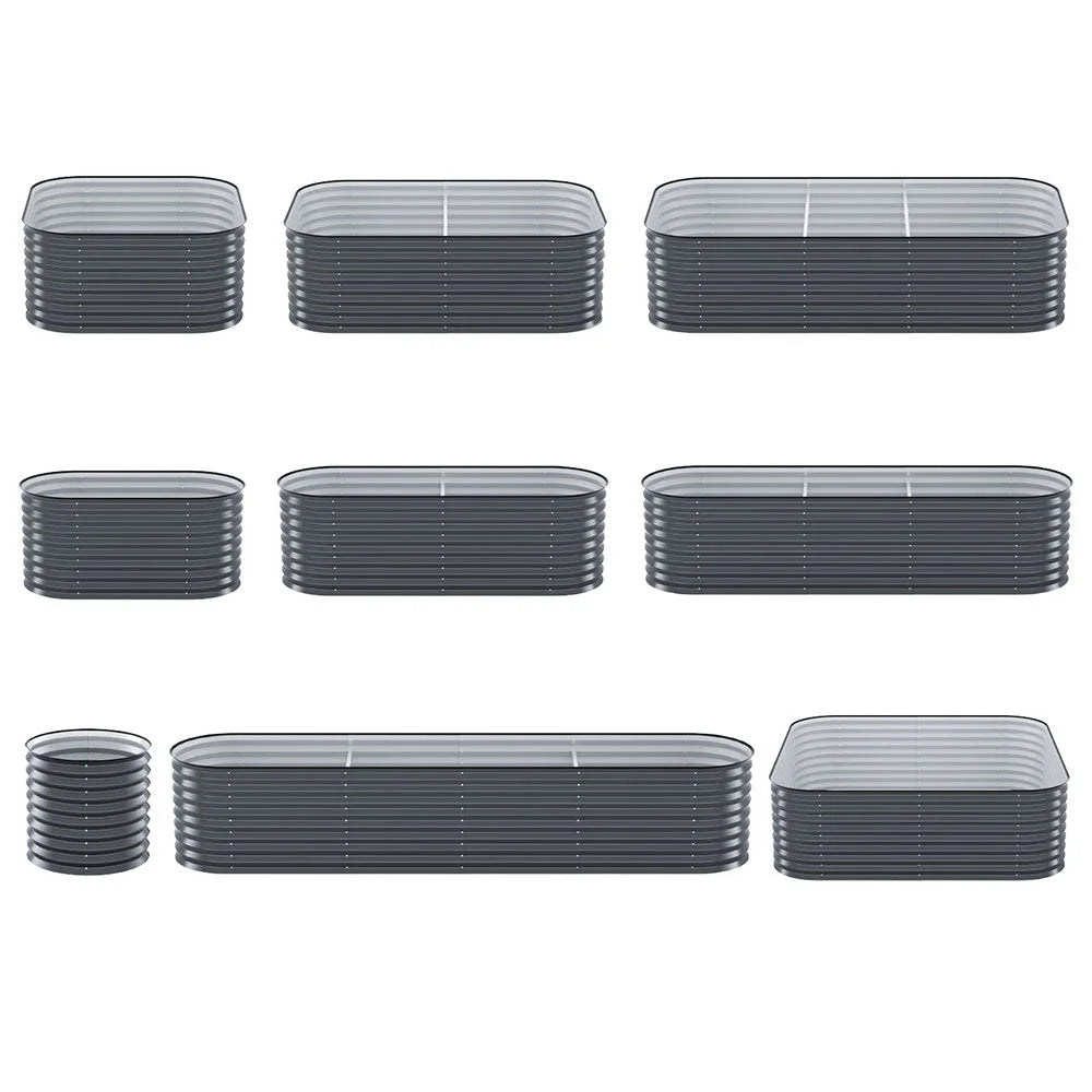 Garden Bed 9-in-1 Modular Planter Box - 56CM Height Green