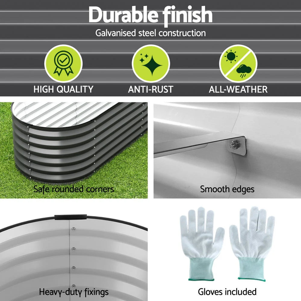 Garden Bed 9-in-1 Modular Planter Box Raised Container