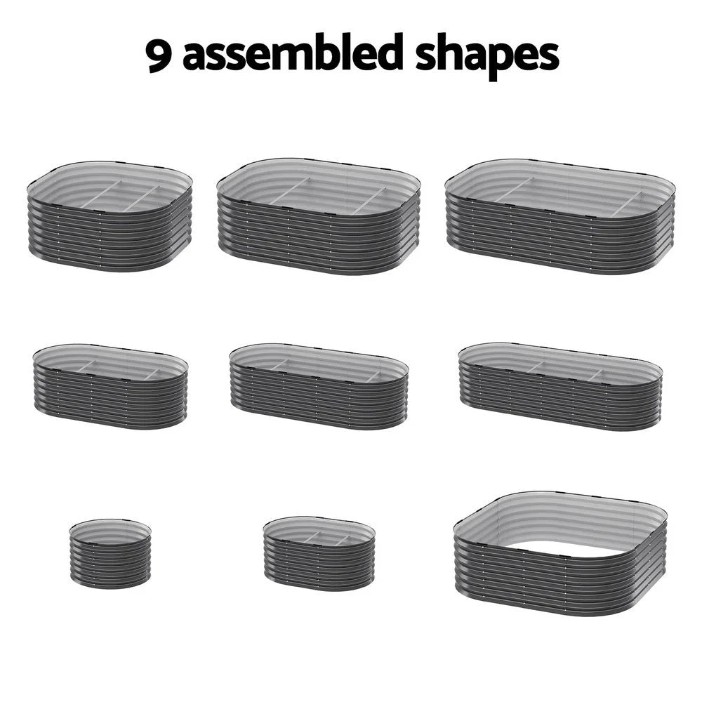 Garden Bed 9-in-1 Modular Planter Box Raised Container