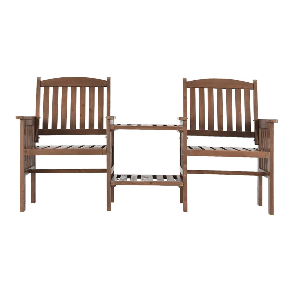 Garden Bench Chair Table Loveseat Wooden Outdoor Furniture