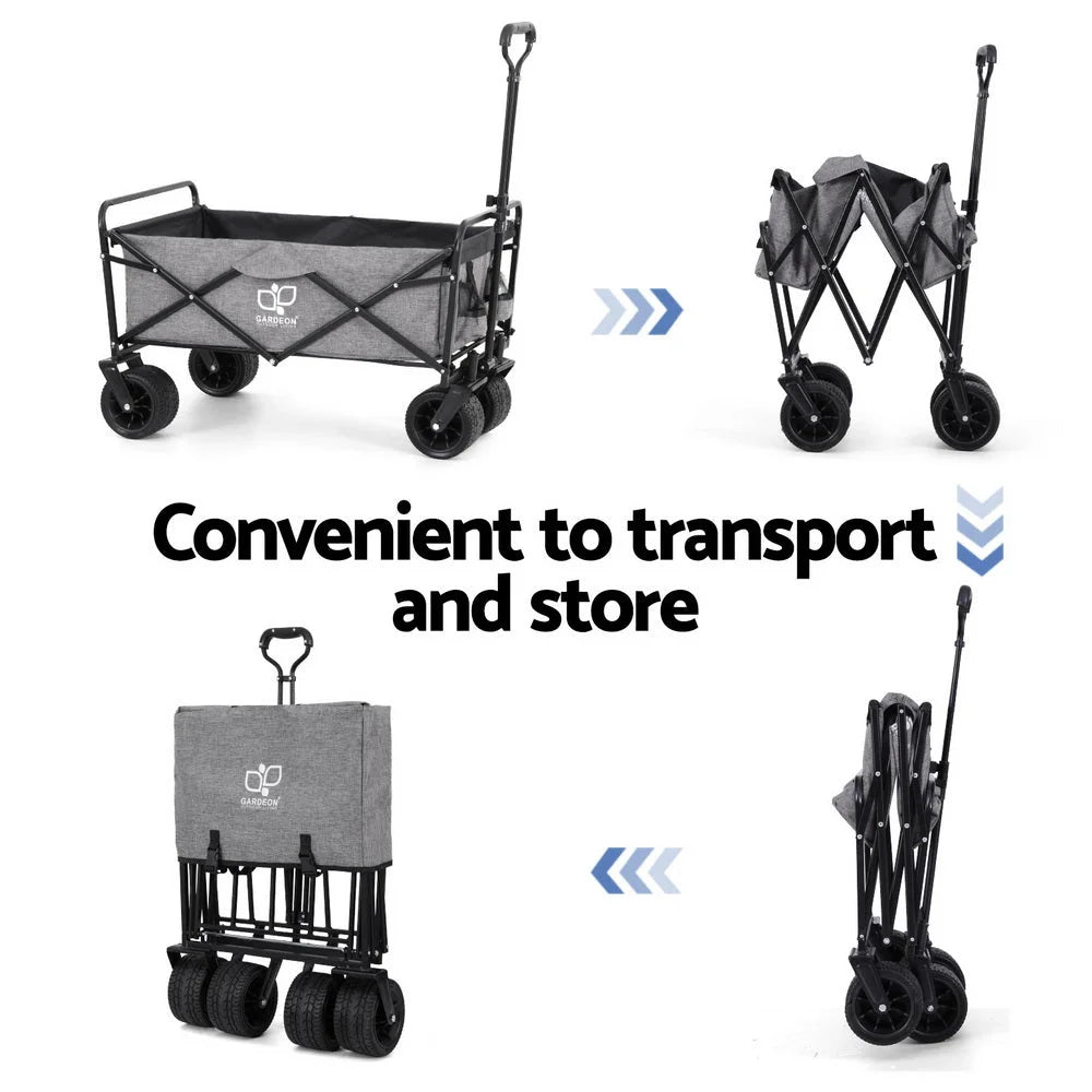 Garden Cart with Cargo Net