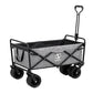 Grey cart with cargo net