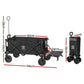 Cart with Opening Rear black furniture 671