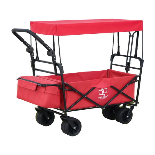 Garden Cart with Removable Canopy