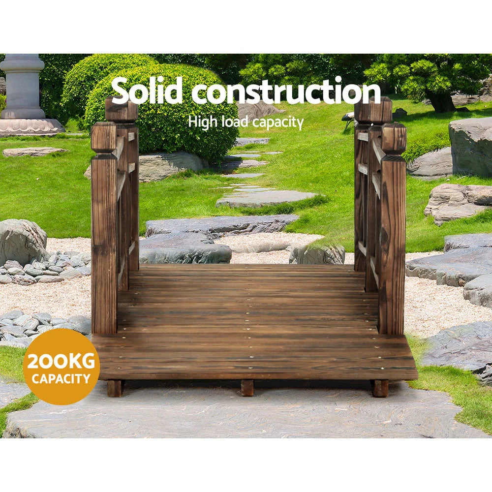 Decor Outdoor Ornament Wooden Bridge 150cm 471