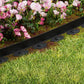Garden Edging 5CM x 10M Border Support Landscape Edge Black
