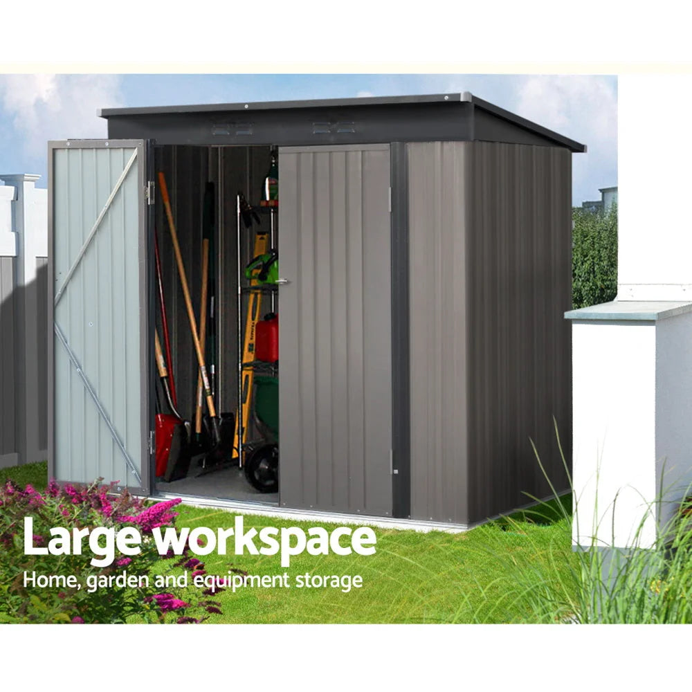 Garden Shed 1.95x1.31M Outdoor Storage Workshop House Tool