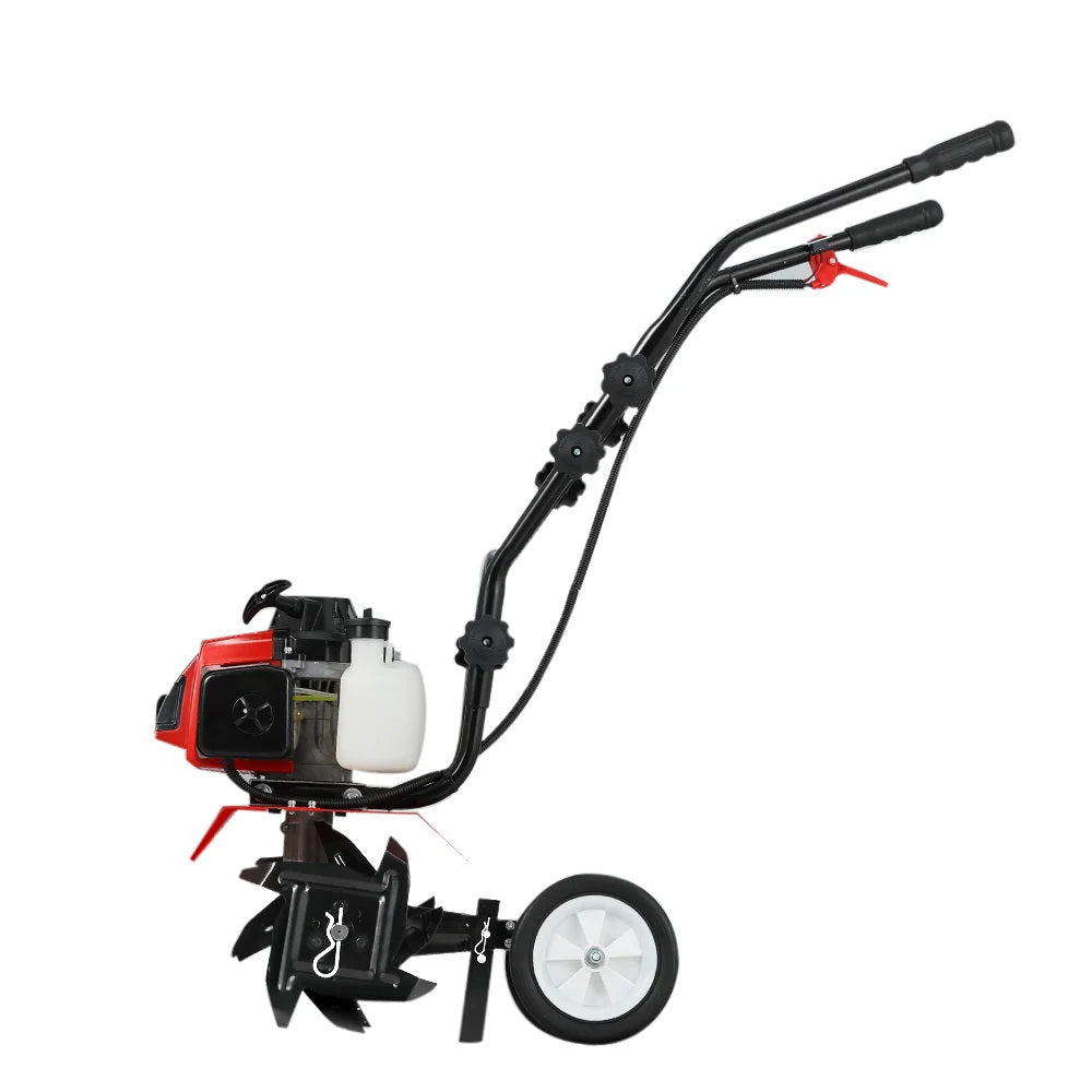 Garden Tiller 88CC Cultivator Rototiller with 4 Blades