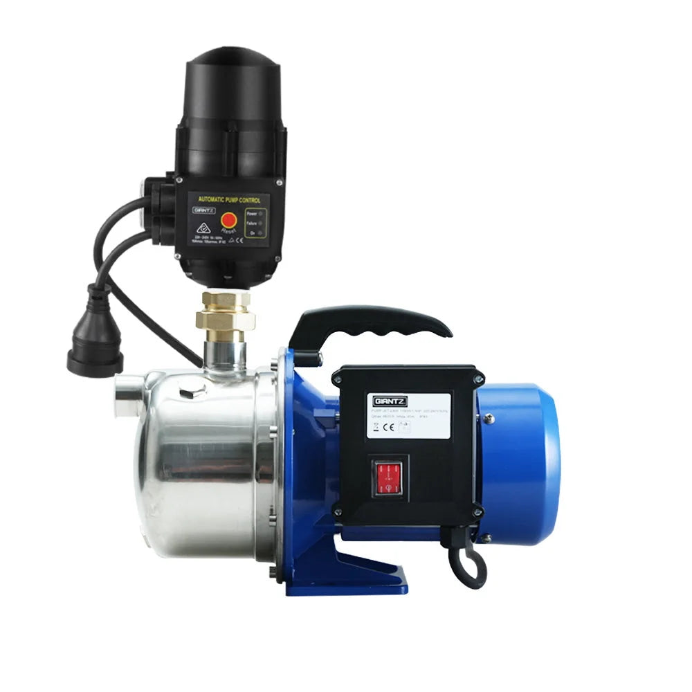 Garden Water Jet Pump 1100W High Pressure Tank Rain Farm