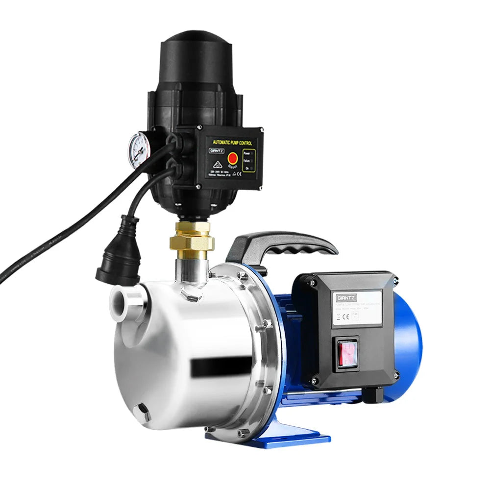 Garden Water Jet Pump 1100W High Pressure Tank Rain Farm
