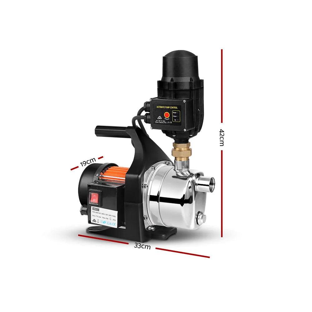 Garden Water Pump 1500W High Pressure with Auto Controller