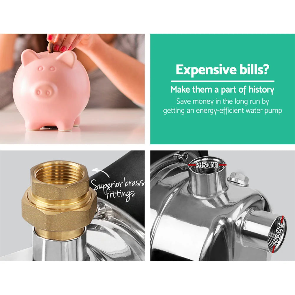 Garden Water Pump 1500W High Pressure with Auto Controller