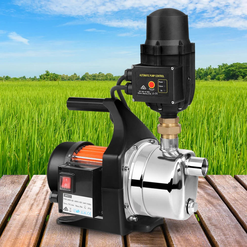 Garden Water Pump 1500W High Pressure with Auto Controller