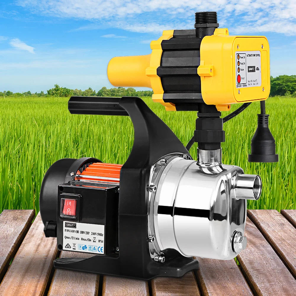 Garden Water Pump 800W High Pressure with Auto Controller