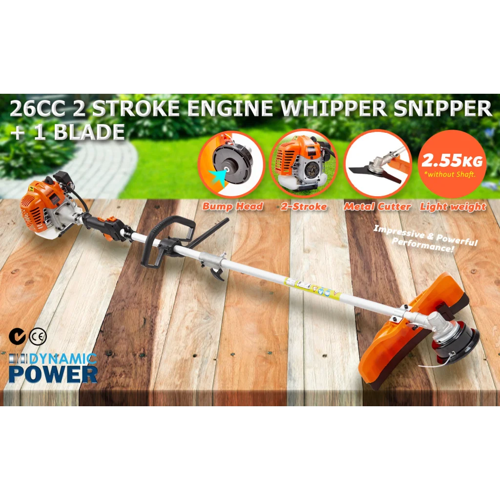 Whipper Snipper Brush Cutter 26cc with 1 Blade dynamic