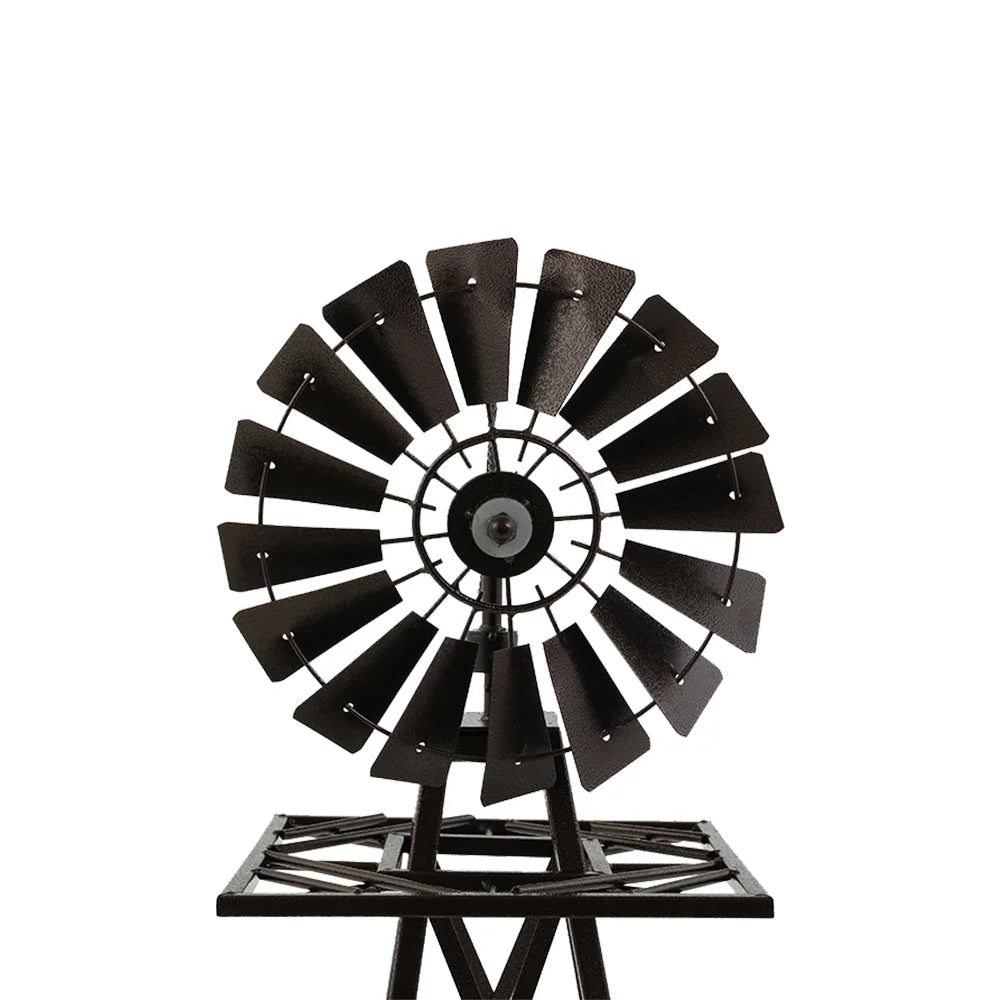 Garden Windmill 160cm Metal Outdoor Decor Ornamental Wind