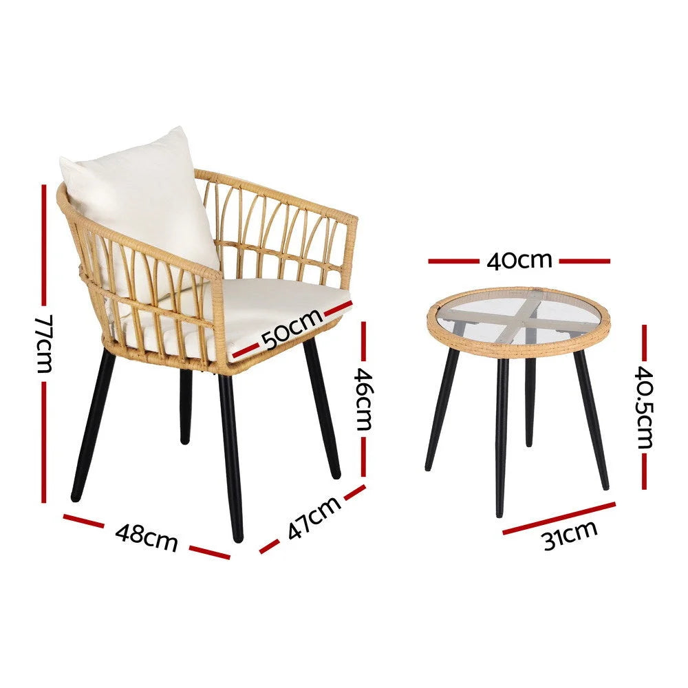 Outdoor lounge set with corner seats and table arrangement