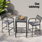 Gardeon 3Pcs Outdoor Bar Set Stools Dining Chairs Table