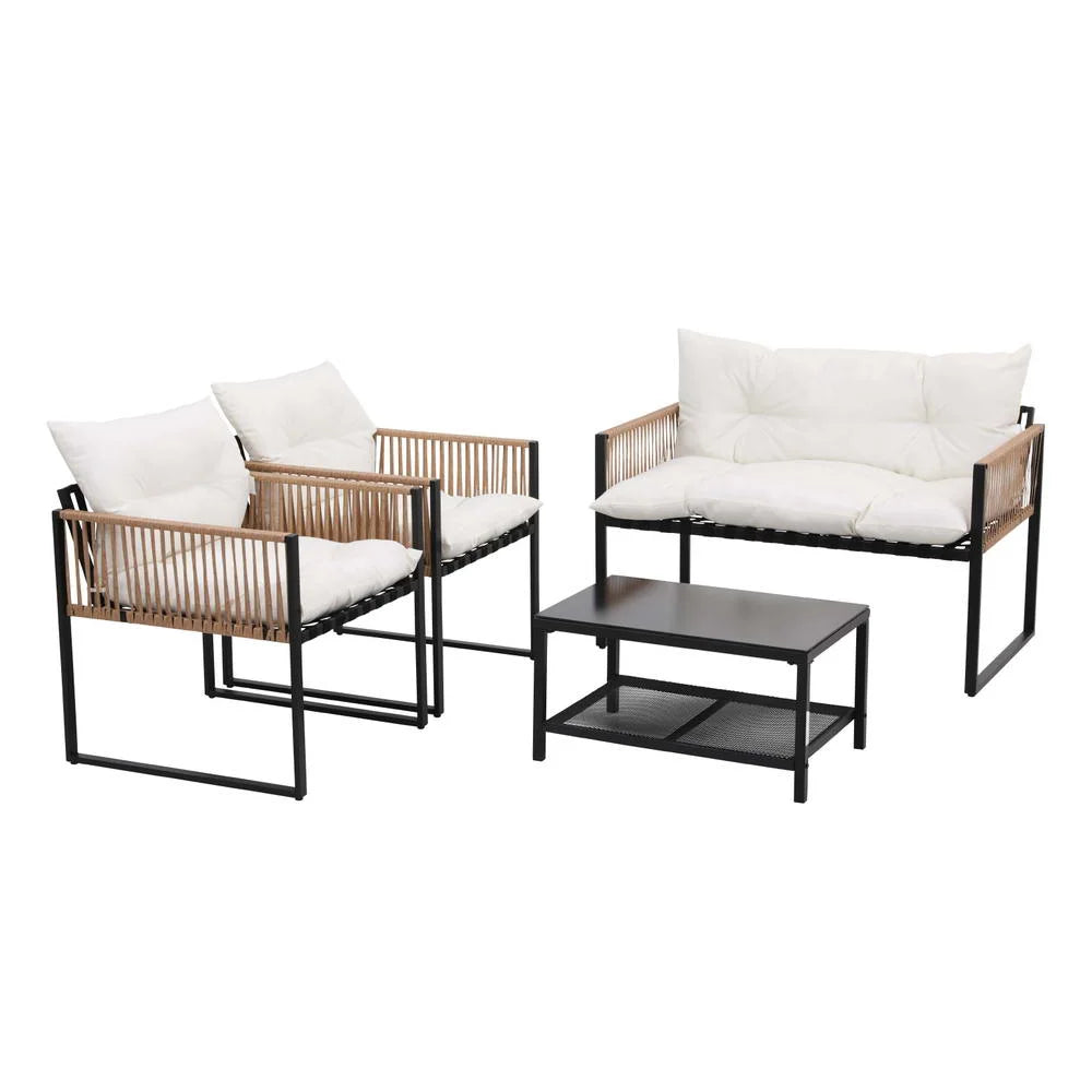 Outdoor sofa set with seater table chair patio sofas