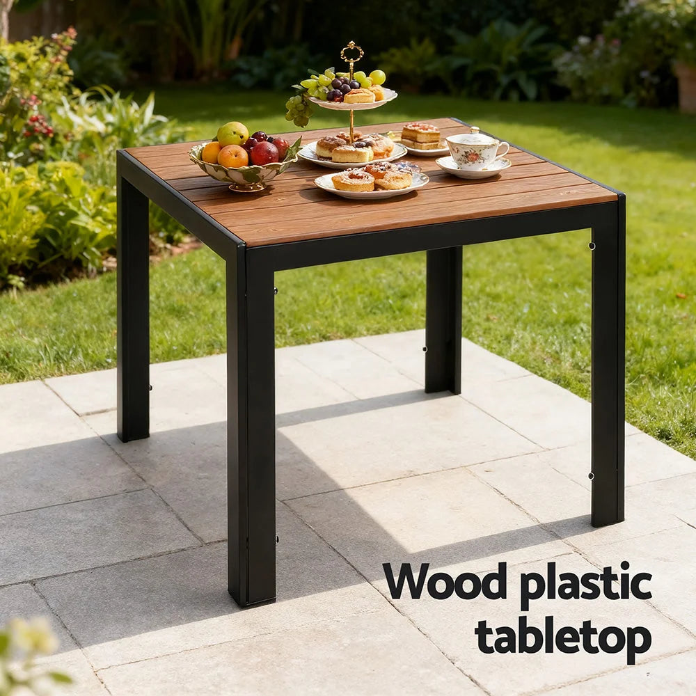 Gardeon 5PCS Outdoor Dining Set Table and Chairs Patio