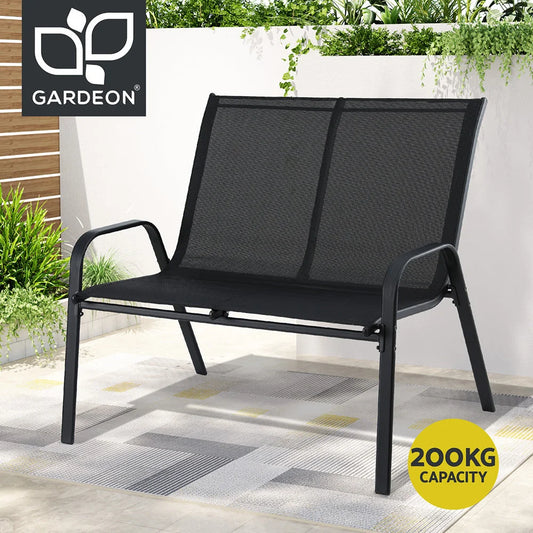 Gardeon Garden Bench Seat Steel Outdoor Patio Park Lounge