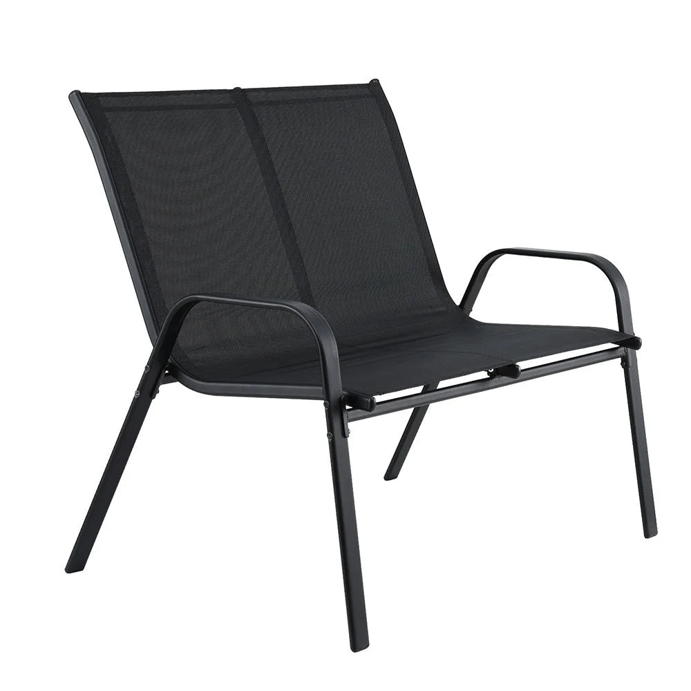 Gardeon Garden Bench Seat Steel Outdoor Patio Park Lounge