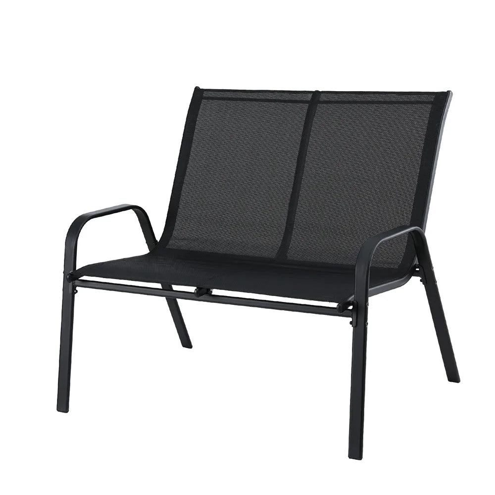 Gardeon Garden Bench Seat Steel Outdoor Patio Park Lounge