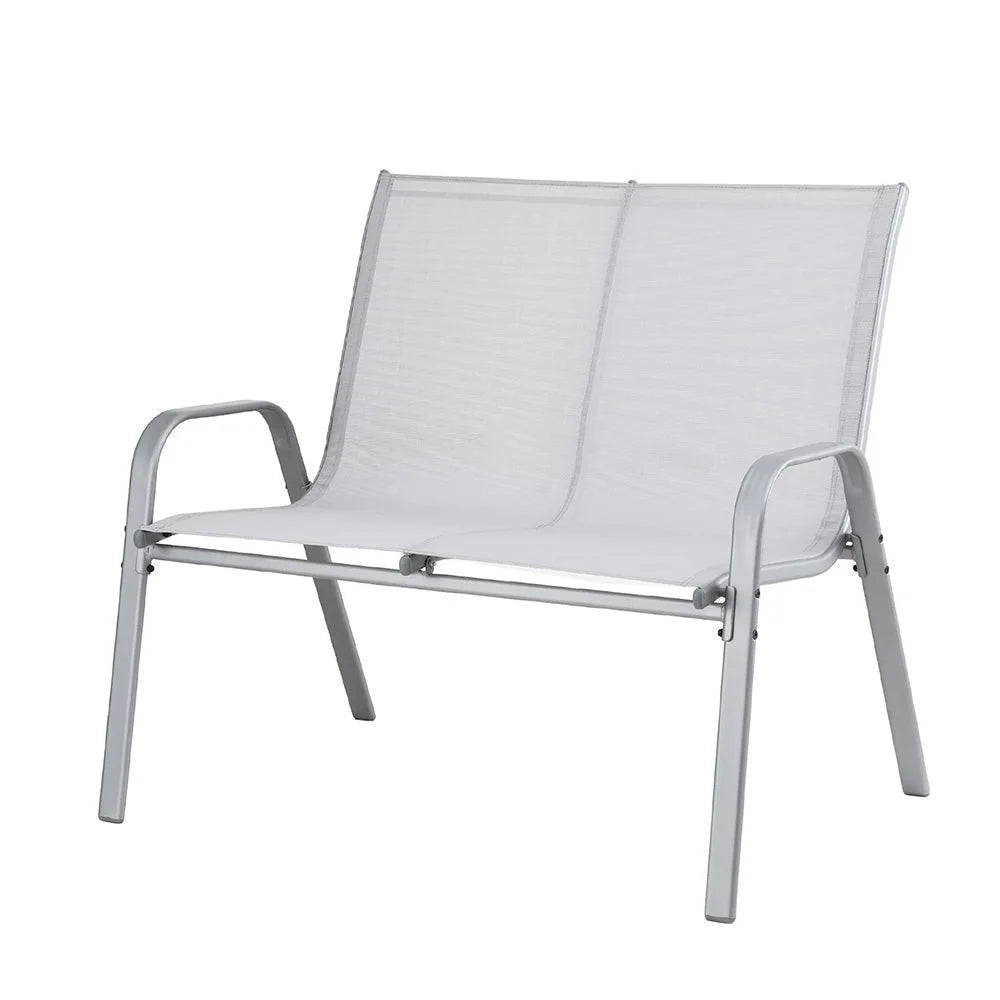 Gardeon Garden Bench Seat Steel Outdoor Patio Park Lounge