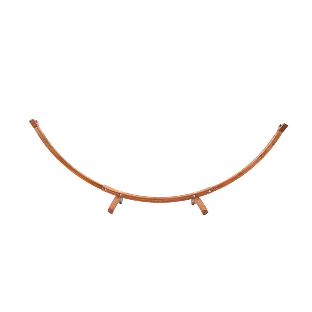 Gardeon Hammock Bed Stand Larch Wood 315cm Length - Home &