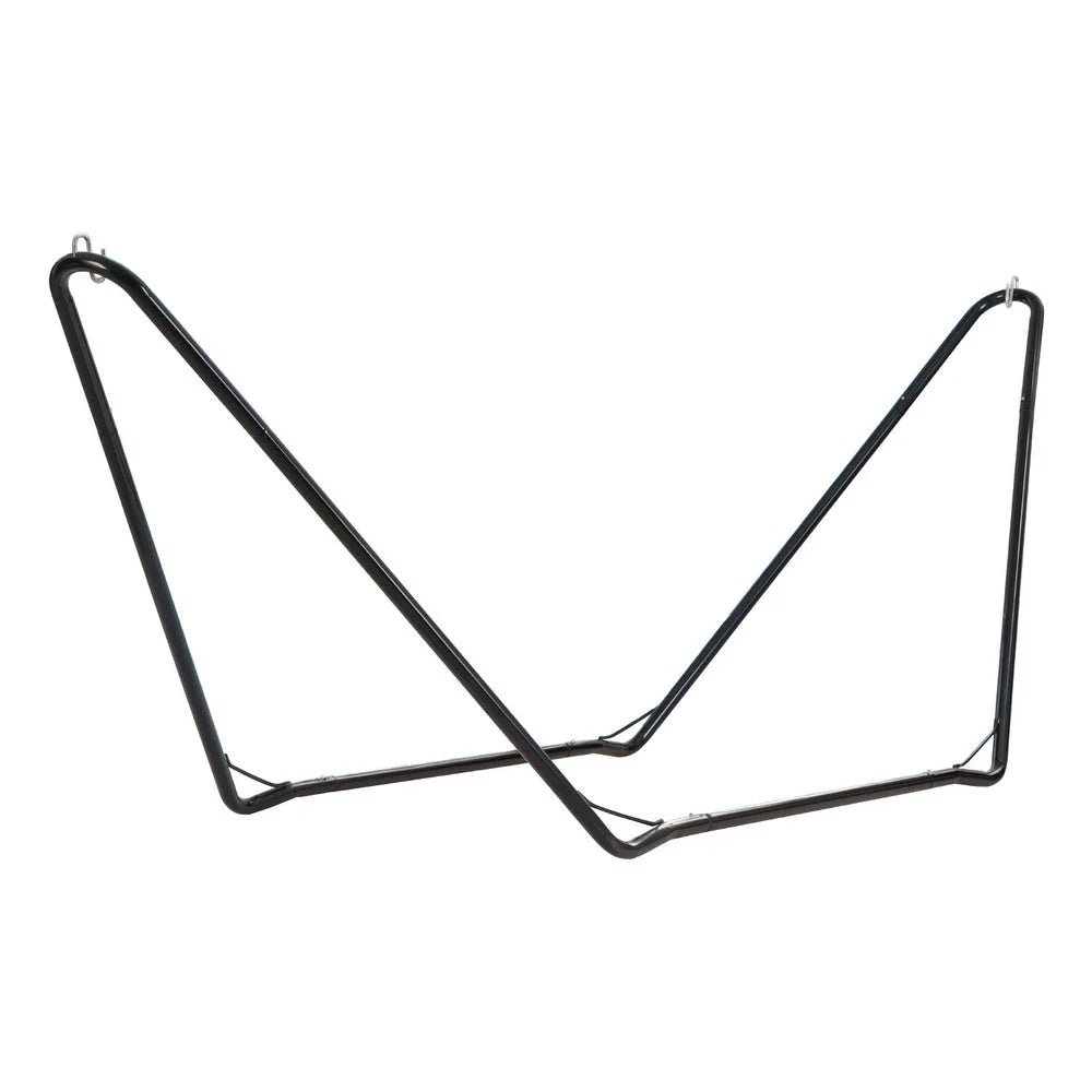 Steel bed frame with hammock stand outdoor hammocks