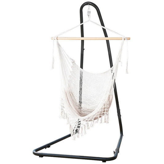 Gardeon Hammock Hanging Chair with Heavy Duty Steel Stand